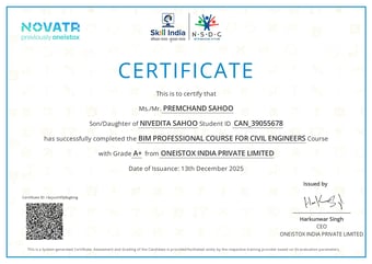 NSDC Certificate