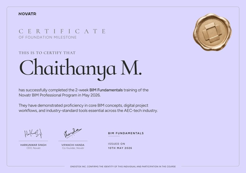 BIM Fundamentals Certificate