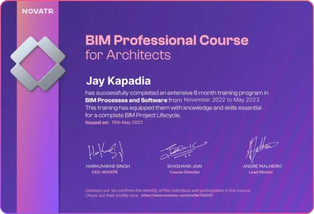 Novatr Program Certificate(X2)